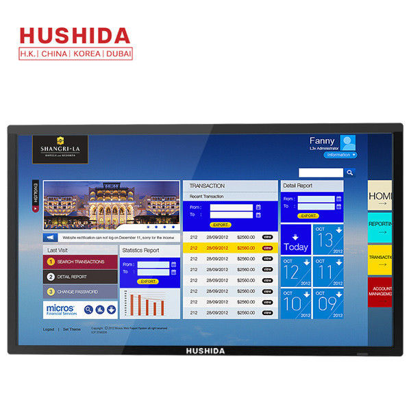 65 Inch IR Touch Display Monitor 10 Points Android System OS Digital Signage